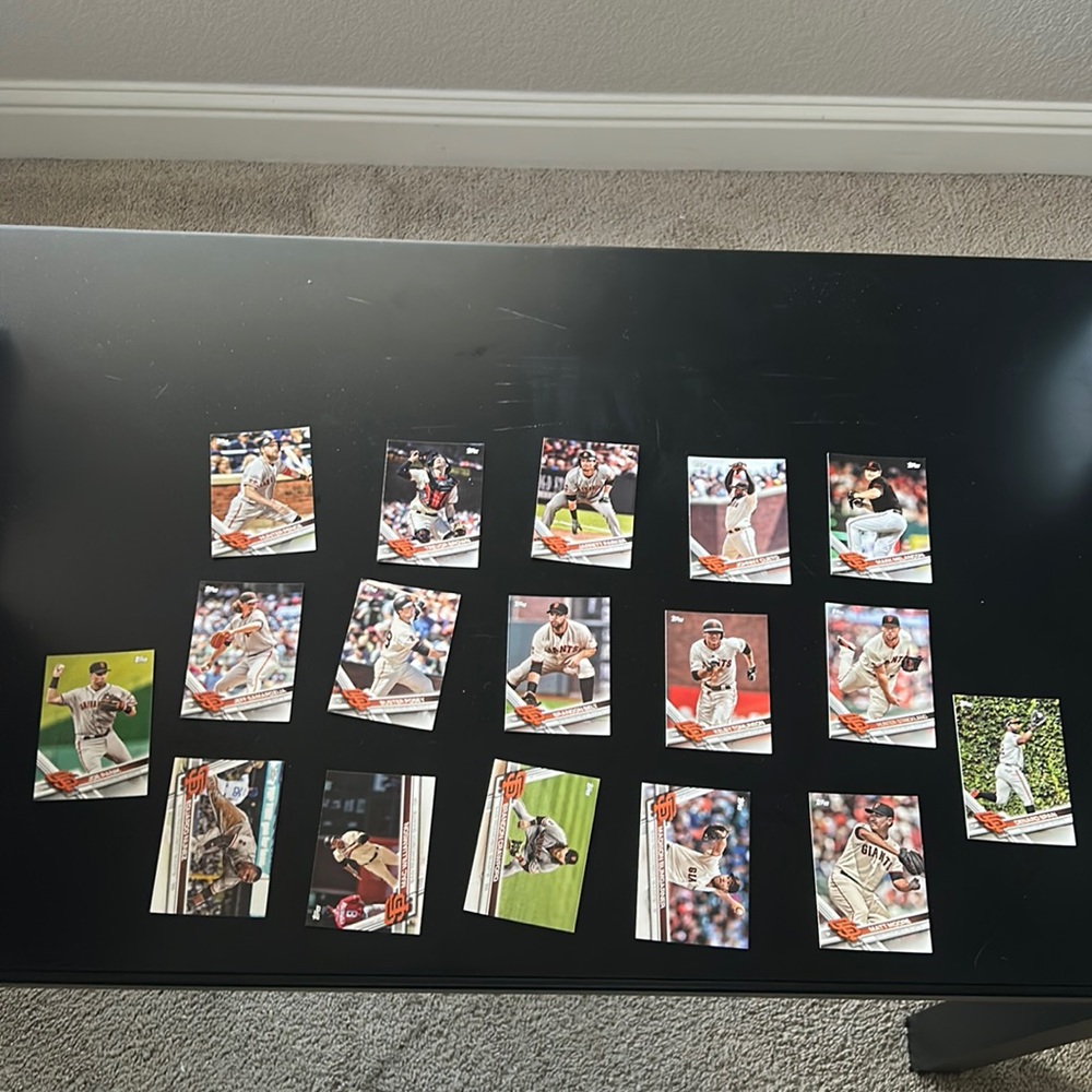 Giants baseball cards